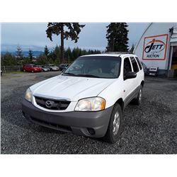 K6 -- 2007 MAZDA TRIBUTE SUV WHITE 198 059 KM'S NO DEC'S