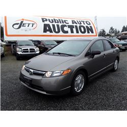 D5 --  2008 HONDA CIVIC DX-G , Grey , 216921  KM's