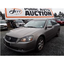 L3 --  2005 NISSAN ALTIMA S ,  , 235653  KM's