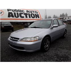 A3 -- 1998 Honda Accord, Grey, 340598 Km's