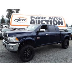 H1 --  2012 DODGE/RAM 2500 LARAMIE , Blue , 130627KM's BANK REPO