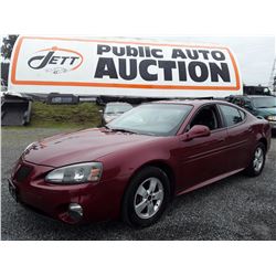 C3 --  2005 PONTIAC GRAND PRIX , Red , 168385  KM's