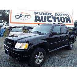 I3 --  2005 FORD EXPLORER SPORT TRAC , Black , 164627  KM's