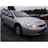 Image 2 : B5 --  2005 HONDA ACCORD EX , Silver , 218043  KM's