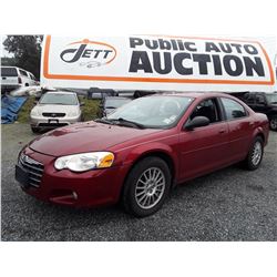 D4 --  2006 CHRYSLER SEBRING , Red , 135735  KM's