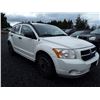 Image 2 : B4 -- 2007 DODGE CALIBER HATCHBK, White, 250,026 KMS