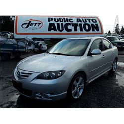 E2 --  2004 MAZDA 3 , Silver , 176928  KM's