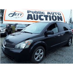 J6 --  2007 NISSAN QUEST S , Black , 132620  Miles
