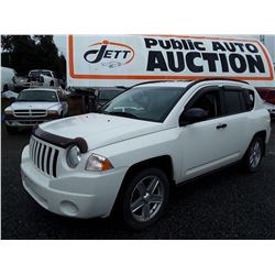 K2 --  2007 JEEP COMPASS , White , 216541  KM's