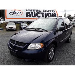 L4 --  2004 D0DGE CARAVAN , Blue , 168093  KM's