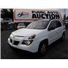Image 1 : A1 --  2002 PONTIAC AZTEK , White , 140641  KMS