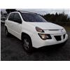 Image 2 : A1 --  2002 PONTIAC AZTEK , White , 140641  KMS