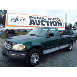 A11 --  1999 FORD F150 , Green , 217598  KM's