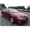 Image 2 : C3 --  2005 PONTIAC GRAND PRIX , Red , 168385  KM's