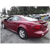 Image 4 : C3 --  2005 PONTIAC GRAND PRIX , Red , 168385  KM's