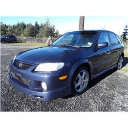 C5 -- 2002 MAZDA PROTEGE 5 HATCHBK, BLUE, 148,280 KMS