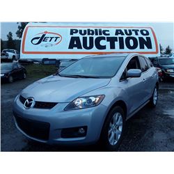 A7A --  2007 MAZDA CX-7 , Grey , 280439  KM's - No Reserve