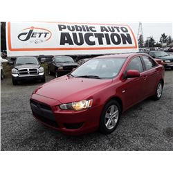 I5 --  2008 MITSUBISHI LANCER ES , Red , 178614  KM's