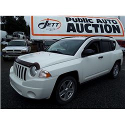 K2 --  2007 JEEP COMPASS , White , 216541  KM's