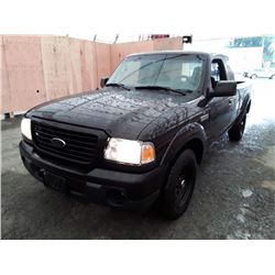 K4 -- 2008 FORD RANGER PICKUP BLACK 245 725 KM'S