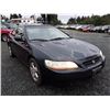 Image 2 : E4 -- 2000 HONDA ACCORD COUPE GREEN 267,514 KM'S DEC'S: EX USA