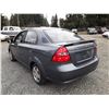 Image 4 : B1  --  2009 PONTIAC G3 SEDAN BLUE 136,555 KM'S
