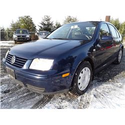 M4 --  2002 VW JETTA GLS , Blue , 190940  KM's