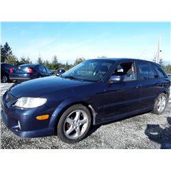 L2 --  2002 MAZDA PROTÉGÉ 5 , Blue , 208436  KM's