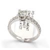 Image 2 : 1.06 ctw Diamond Ring - 14KT White Gold