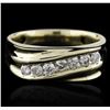 Image 2 : 14KT Yellow Gold 0.75 ctw Diamond Ring