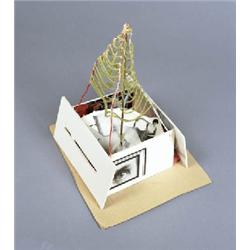 UNTITLED (GREEN WOOL CHRISTMAS TREE)