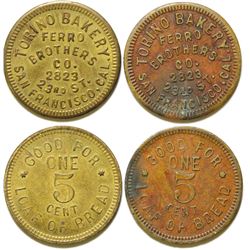 Torino Bakery Tokens  (77773)