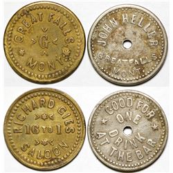 16 to 1 Saloon / John Heller Tokens  (88864)