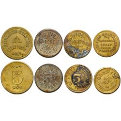 Four Montana Tokens  (88867)
