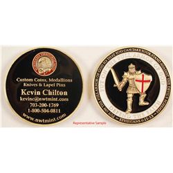 Armor of God Enameled 39mm Coins  (88648)