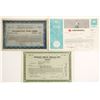 Image 1 : Three Stock Certificates with Coin Themes  (60047)
