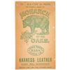 Image 1 : Monarch of the Oaks Harness Leather Pictorial Business Card  (88306)