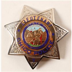 Chico, CA Police Lt. Badge  (88375)