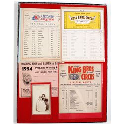Circus Route Cards   (64206)