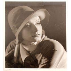 Greta Garbo Portrait Print  (87404)