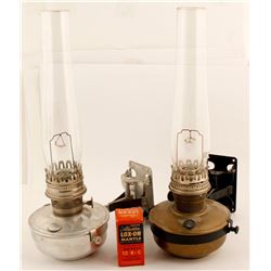 Two Parlor Wall Lamps  (62167)