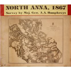 North Anna Civil War Battle Map  (63225)