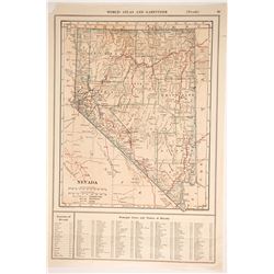 1910 Map of NV - 15 Counties  (88407)