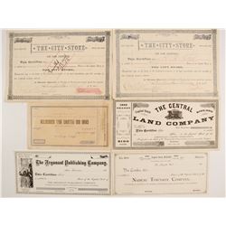 Six Non-Mining California Stocks  (86161)