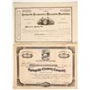 Image 1 : Two Springville Stock Certificates  (86716)