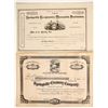 Image 1 : Two Springville Stock Certificates  (86716)