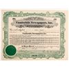 Image 1 : Vanderbilt Newspapers Inc. Stock  (83274)