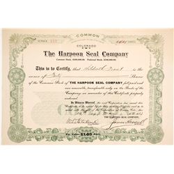 Harpoon Seal Co. Stock, 1913  (88859)
