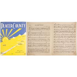 "Placer County" Sheet Music  (88244)