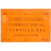 Image 1 : Ticket to the  Seventh Annual Fair Grenville, CA  (61067)